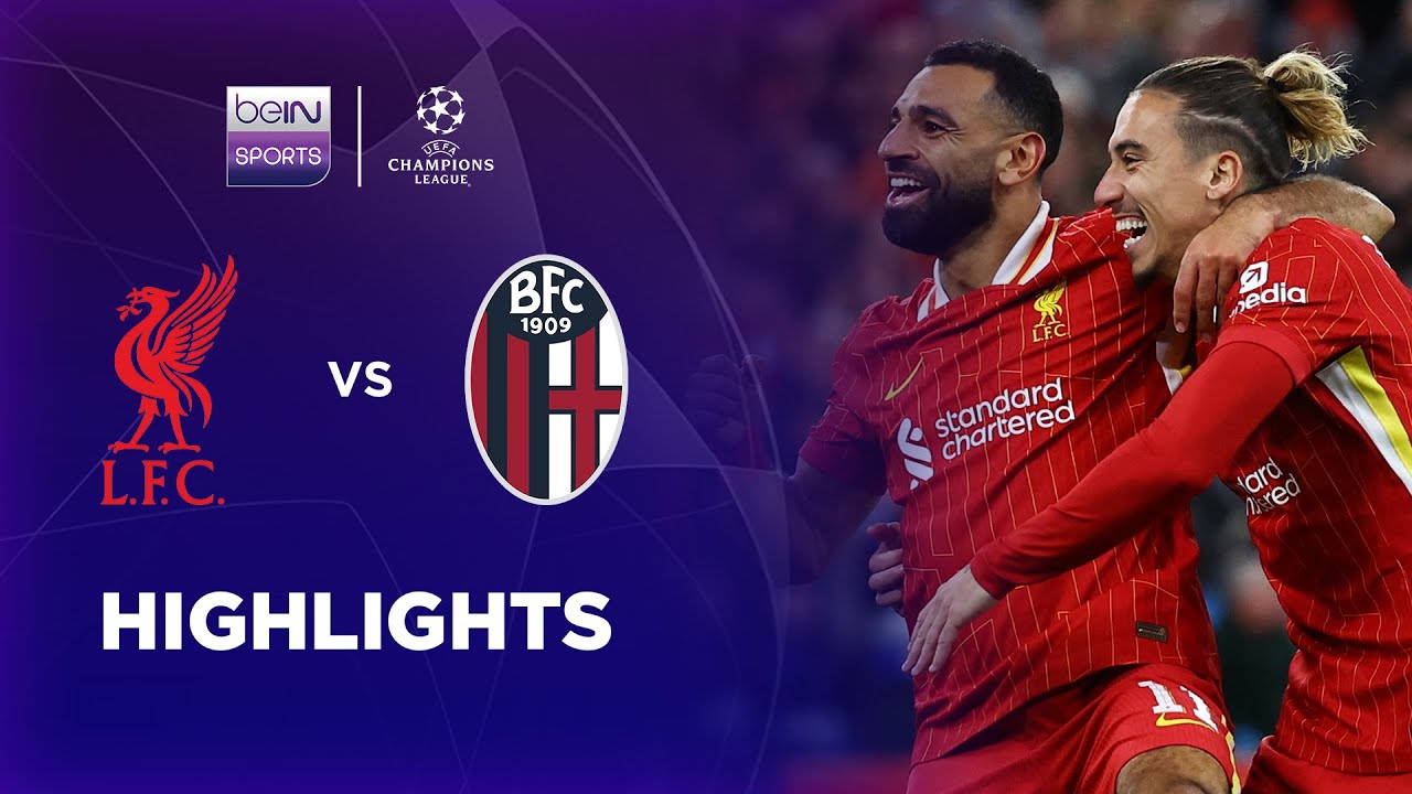 Liverpool 2-0 Bologna | Champions League 24/25 Match Highlights